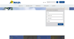 Desktop Screenshot of imasa.com